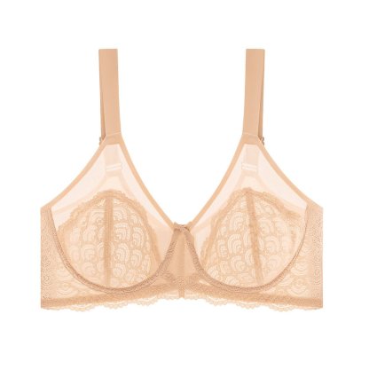 🔥LAST DAY 49% OFF – Mermaid Scale Lace Unpadded Underwired Push-Up Bra