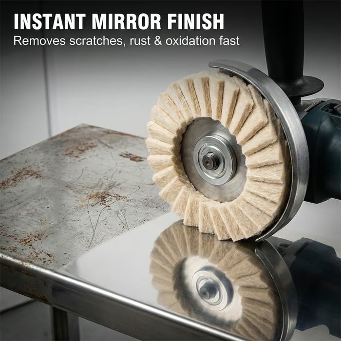 🏆Flash Sale 60% OFF - 3-PCS Premium Wool Polishing Disc for Angle Grinders