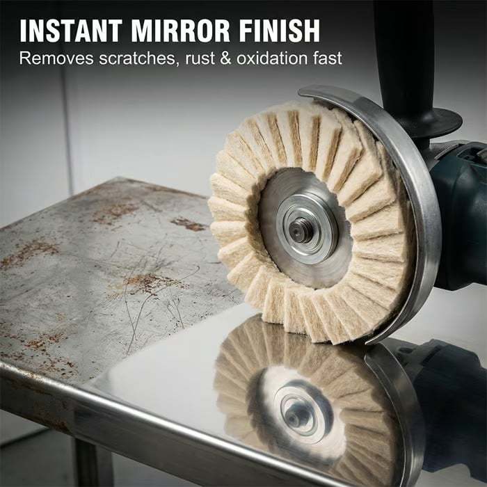 🏆Flash Sale 60% OFF - 3-PCS Premium Wool Polishing Disc for Angle Grinders