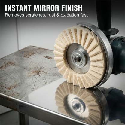 🏆Flash Sale 60% OFF - 3-PCS Premium Wool Polishing Disc for Angle Grinders