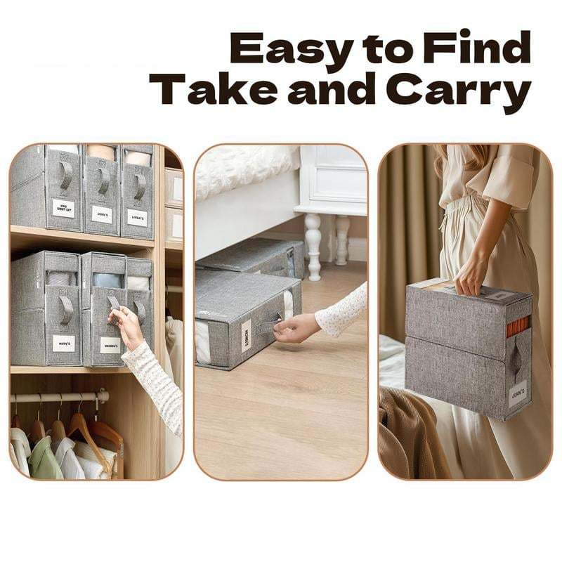 Multi-Use Storage Bags 4Pack Dustproof Organizer For Bedding Quilts Blankets