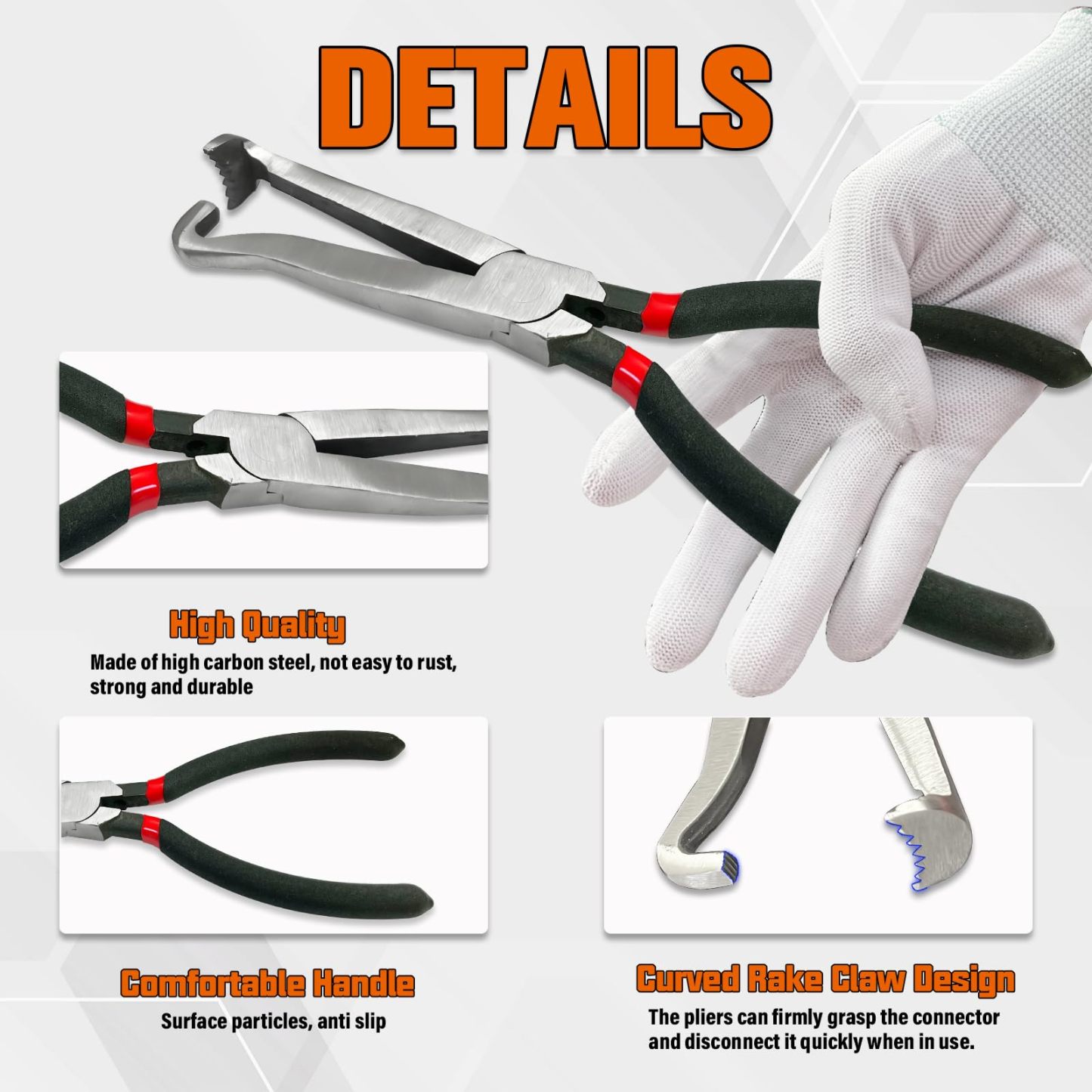 Eptchn Electrical Disconnect Pliers Automotive Specialty Tool