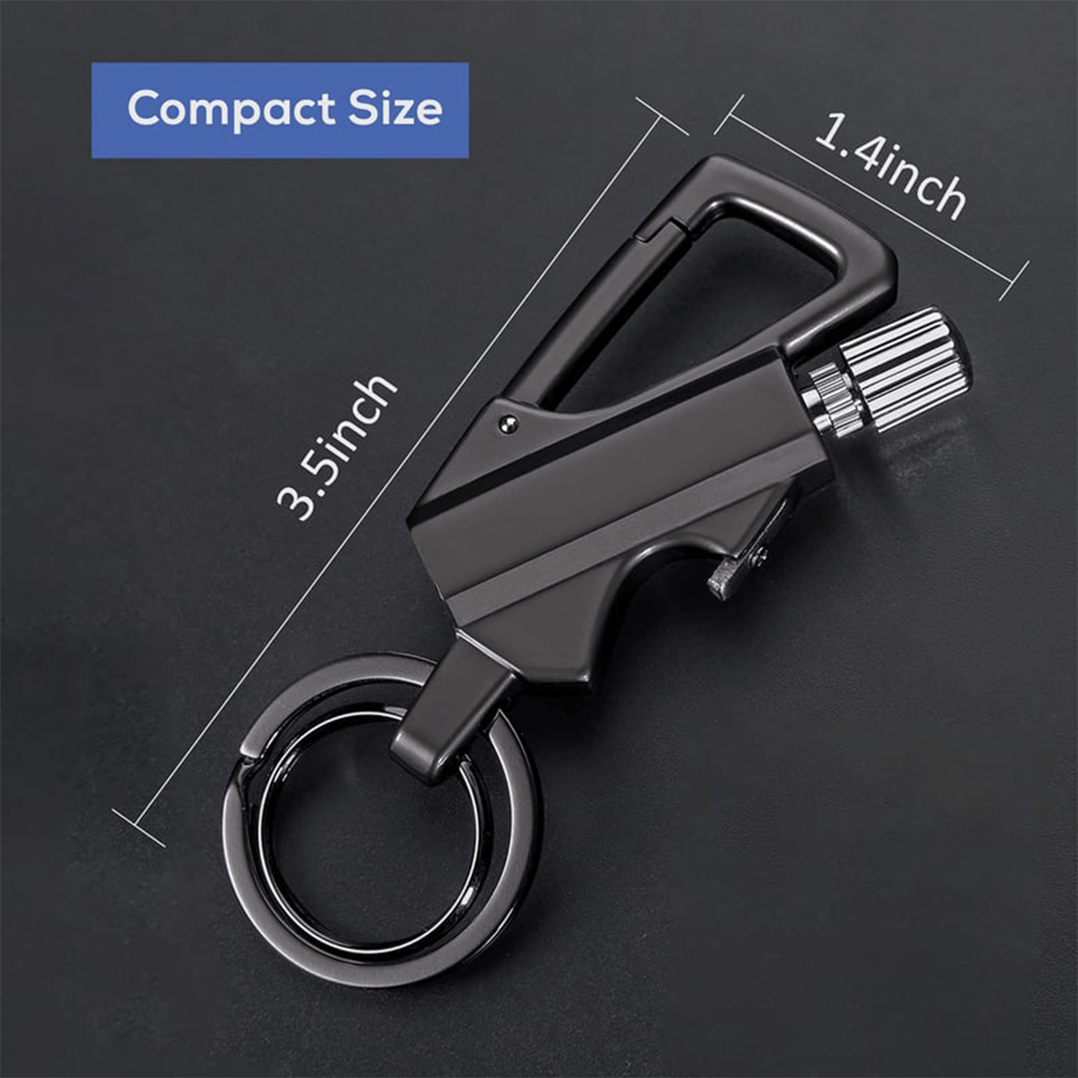 🏆Flash Sale⚡ 50K+ SOLD! Almost Gone-💥Permanent Match Infinity Lighter with Multitool Keychain Bottle Opener