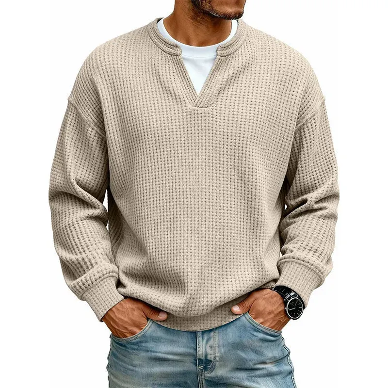 ⌛Limited-Time Offer🛍️50% OFF !!📢Layered Comfort Waffle Tee