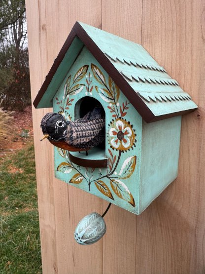 🔥Last Day 50% OFF - 🦉Whimsical Kinetic Art Birdhouse Wall Decor (🔥Same as in the video)