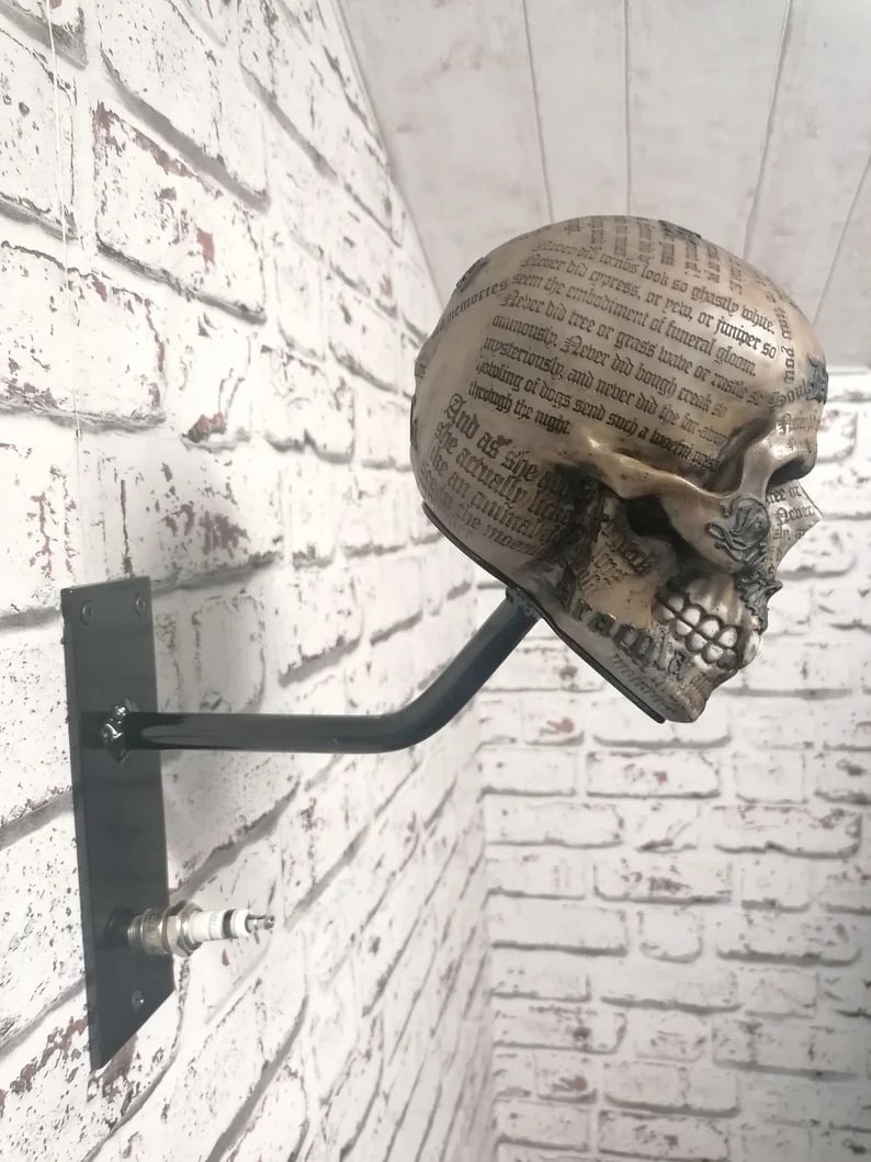 LAST DAY 70% OFF - 🏴‍☠️Motorcycle Helmet and Jacket Skull Holder