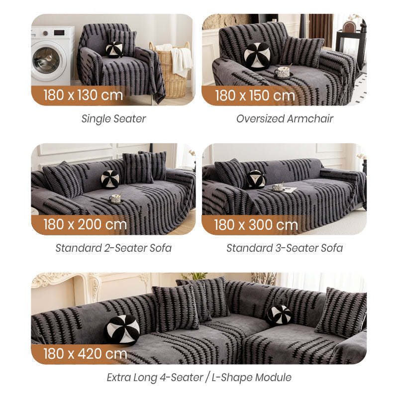 🎁2026 Collection Presale🔥Soft Plush Non-Slip Couch Cover💖