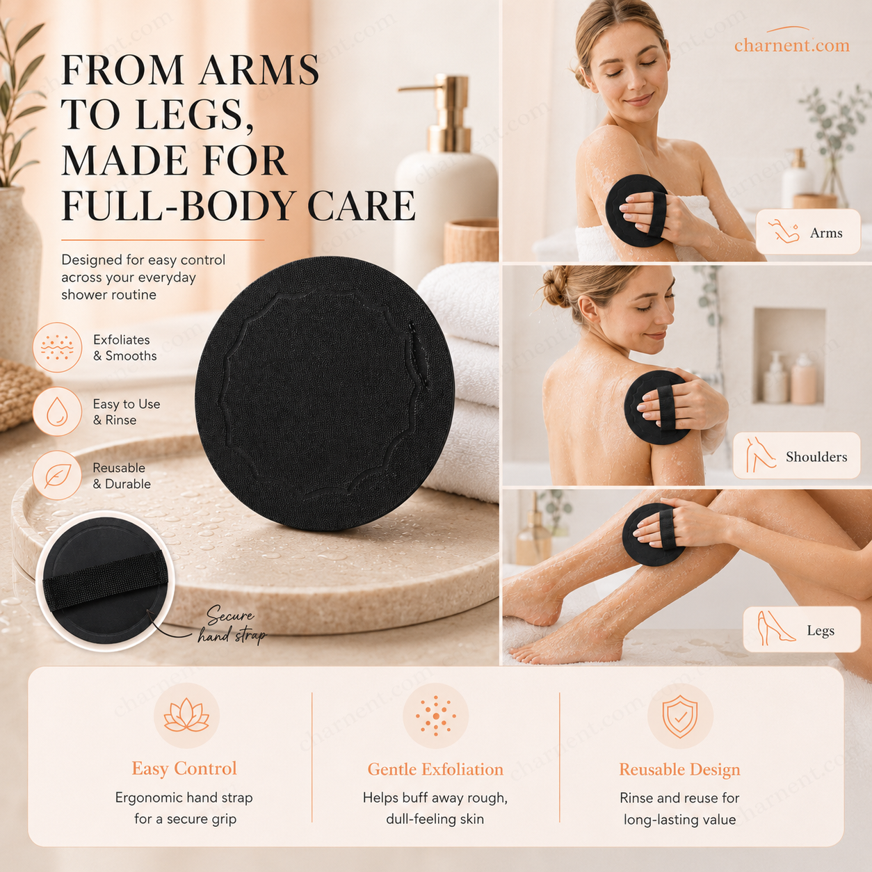 🥳2026 Hot Sale🥳💞50k+ Sold!🌸🧖‍♀️ 50% Off! Scrub Bath Pads – Gently Exfoliate, Unclog Pores, Reveal Brighter Skin. Durable Rubber, Easy To Rinse. A Little Scrub Goes A Long Way! ✨🛀