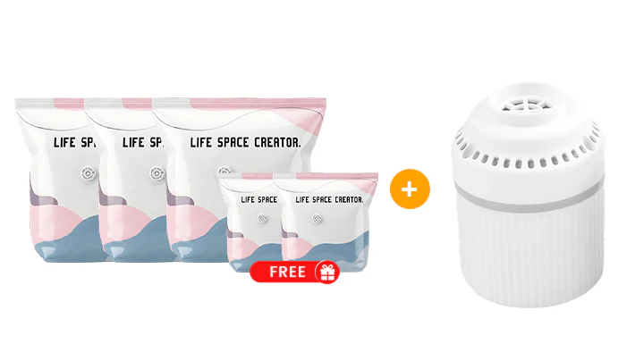 🧳No‑Pump Vacuum Storage Bags – Press & seal, no pump needed. Saves 80% space, keeps clothes dry & dust‑free. Perfect for bulky bedding & off‑season gear. 🛏️🗄️