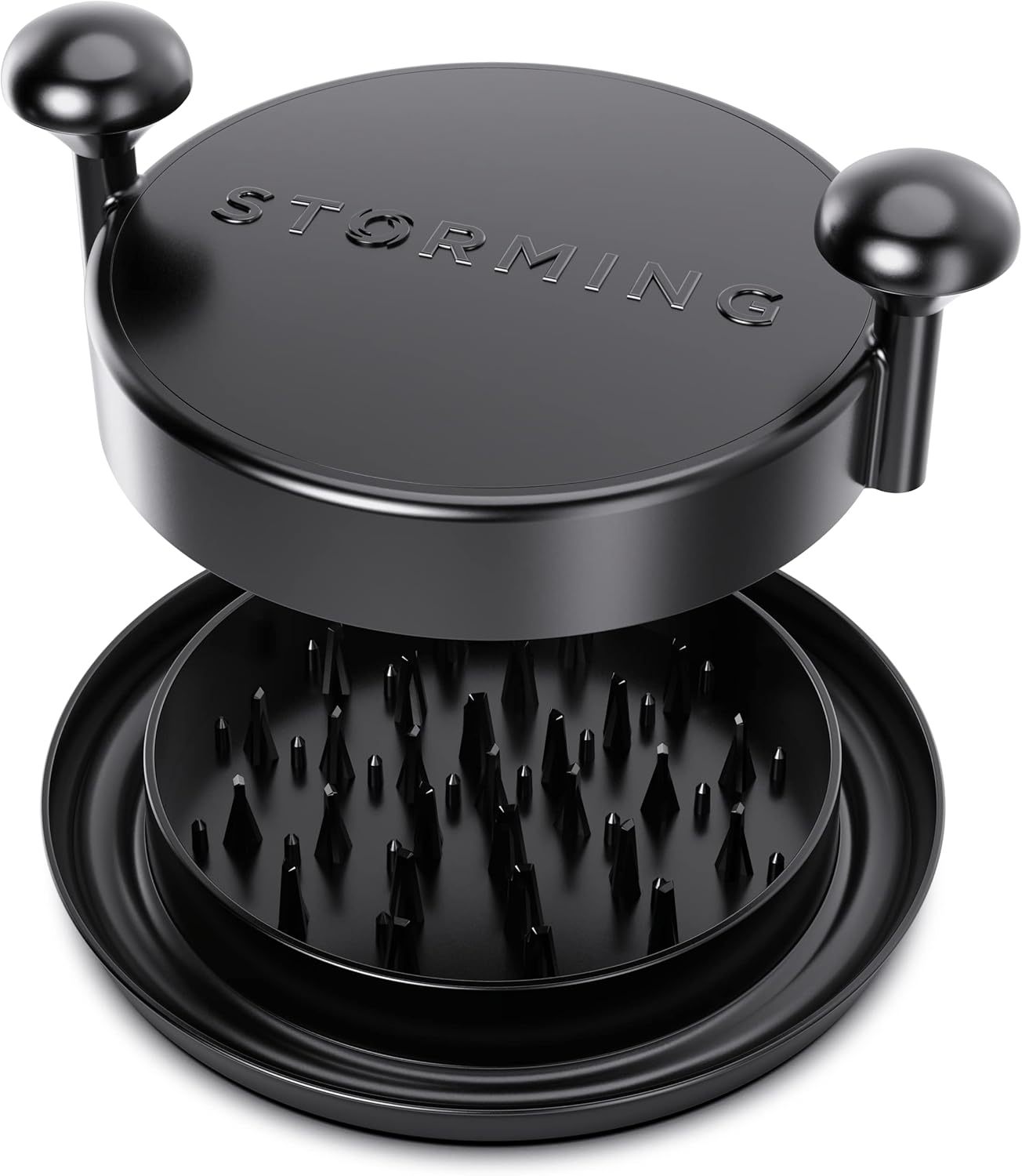 116-Spike Meat Shredder Beast – Effortless Pulled Chicken, Pork & Steak in Seconds! No Claws, No Forks, Just Twist & Shred