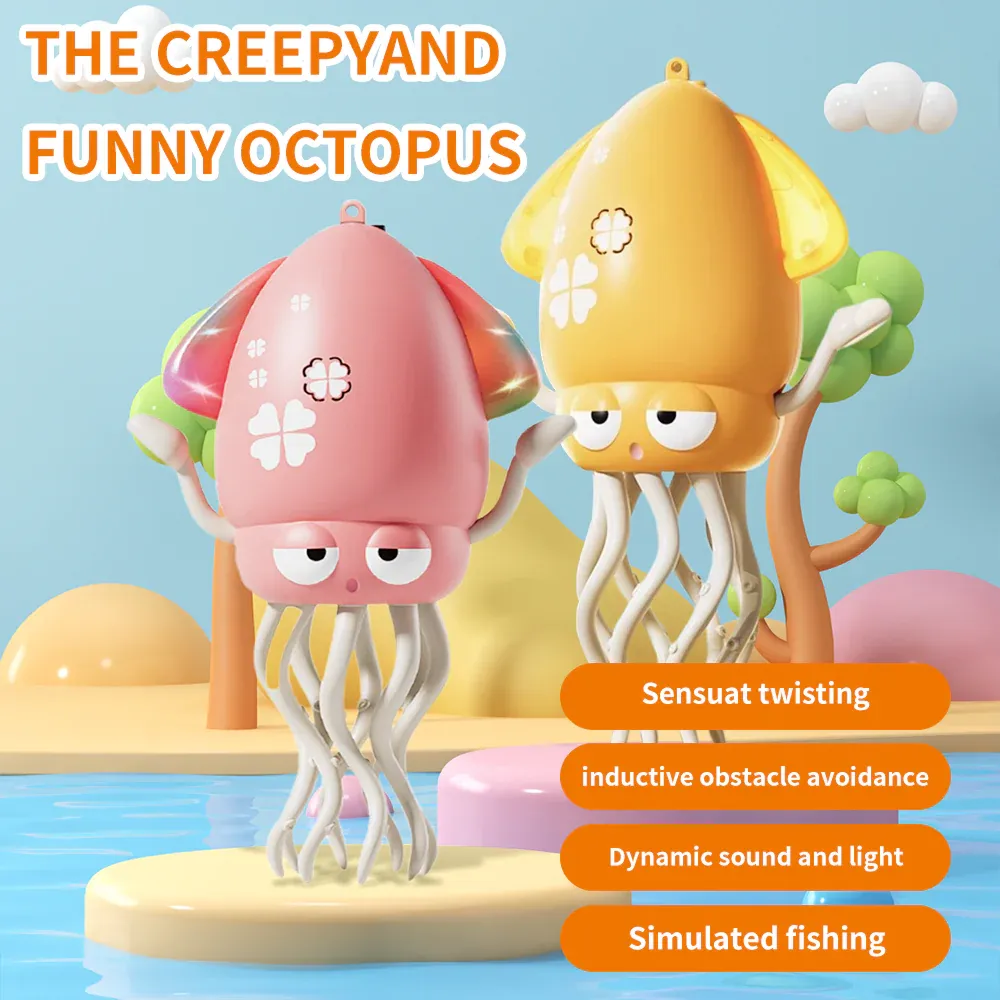 🏆New Product Promotion!!🎁-Pet Electric Dancing Octopus Toy