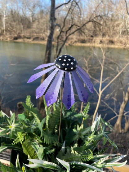 Echinacea Flower Garden Stakes