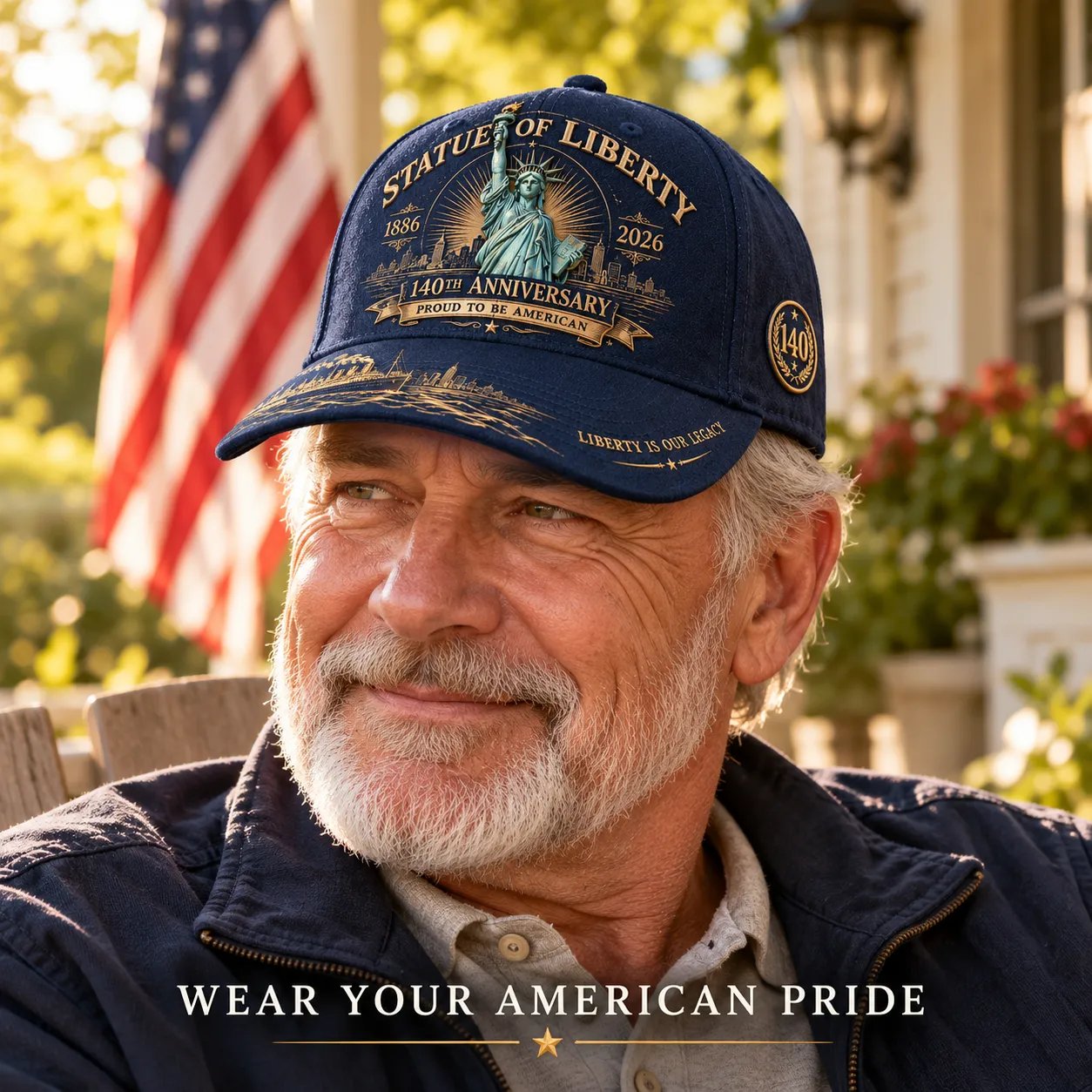 Liberty commemorative cap as a meaningful gift