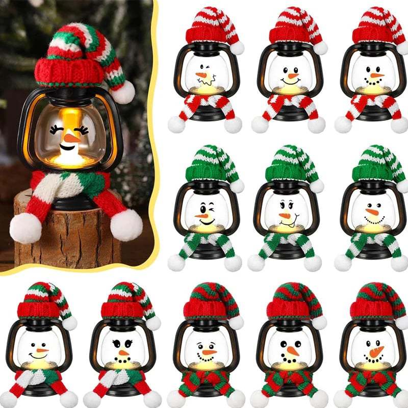 🎄Early Christmas Sale 49% - Christmas Decoration Mini Snowman Lantern