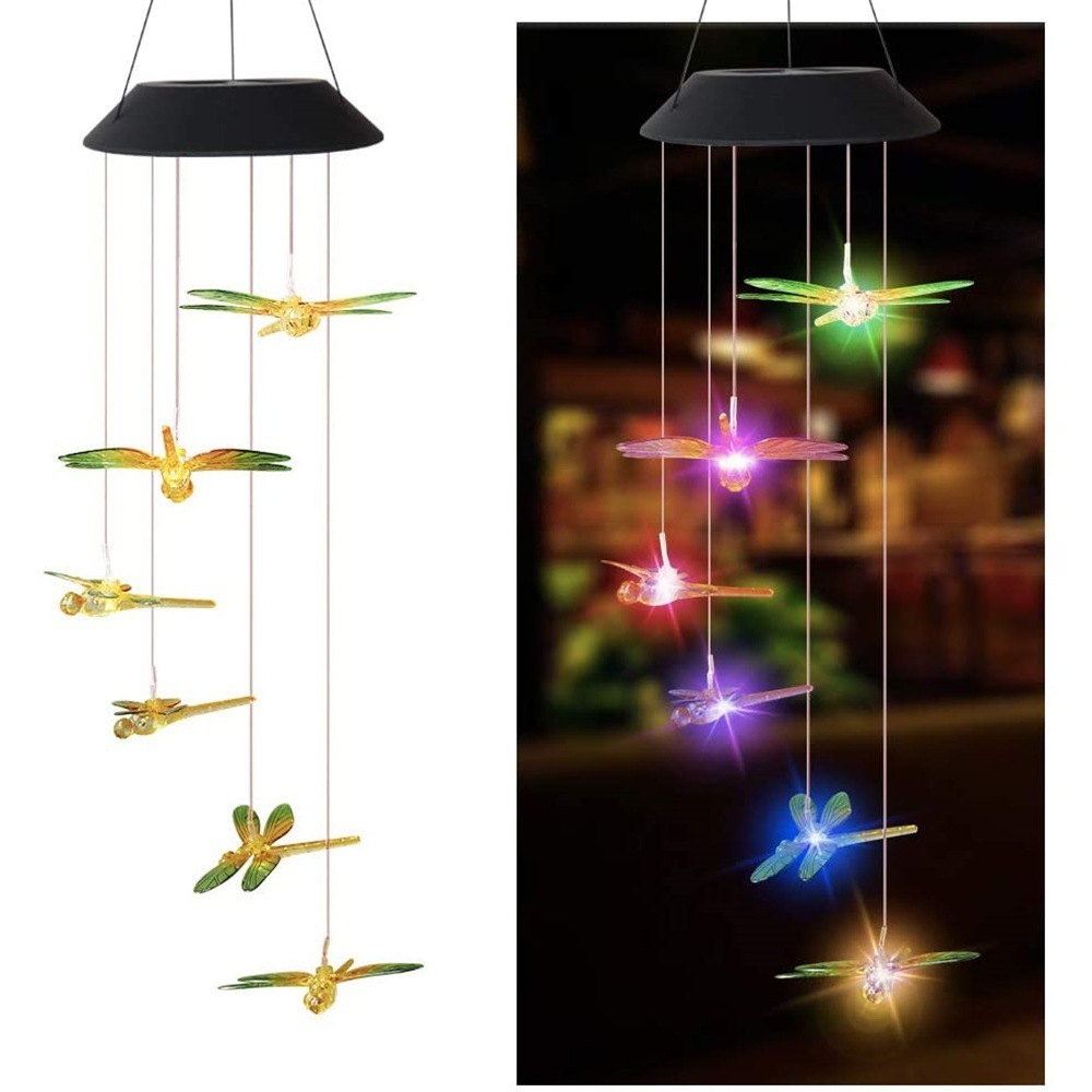 Colorful LED Solar-Powered Light Bulb Wind Chimes (🔥2025 BEST GIFT TO FAMILY🔥)