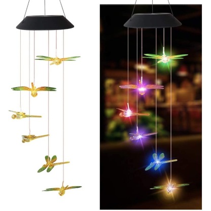 Colorful LED Solar-Powered Light Bulb Wind Chimes (🔥2025 BEST GIFT TO FAMILY🔥)