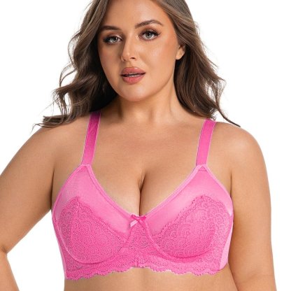 🔥LAST DAY 49% OFF – Mermaid Scale Lace Unpadded Underwired Push-Up Bra