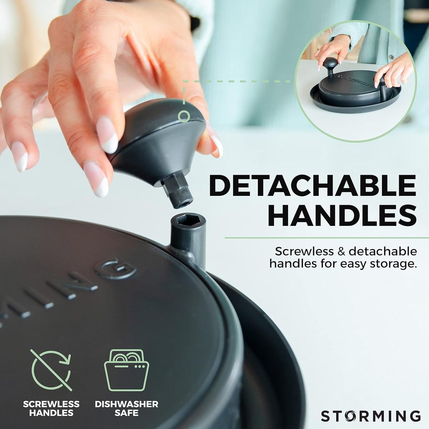 116-Spike Meat Shredder Beast – Effortless Pulled Chicken, Pork & Steak in Seconds! No Claws, No Forks, Just Twist & Shred