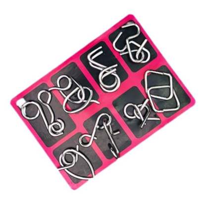 🔥Last Day Promotion 49% OFF-Metal Puzzle Ring, Educational intellectual Toys IQ Toys, Metal Brain teaser Puzzles