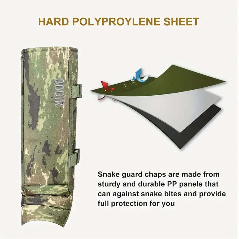 🔥🔥🔥Outdoor leg protectors with snake protection and a neutral design to prevent bites to the groin. Adjustable for hunting, exploration, hiking, and farm work. Made of durable, abrasion-resistant, high-performance fabric.-JKL