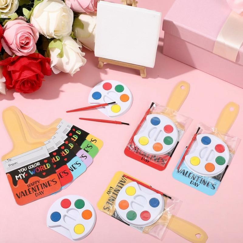 Valentine's Day 2026 Hot Sale - ✨Mini Watercolor Paint Sets For Valentines Day Gifts