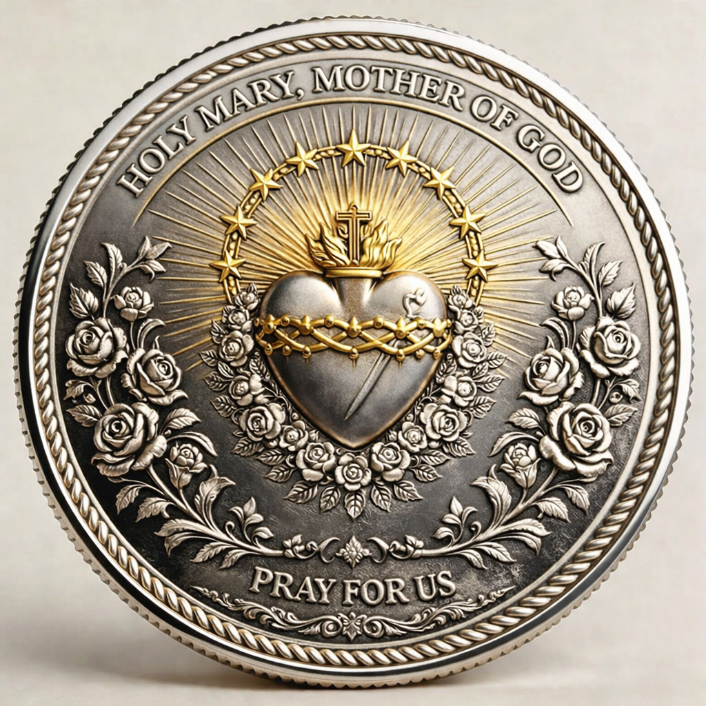 🏆Flash Sale 60% OFF - ✝️ Ave Maria – Sacred Devotion Commemorative Coin