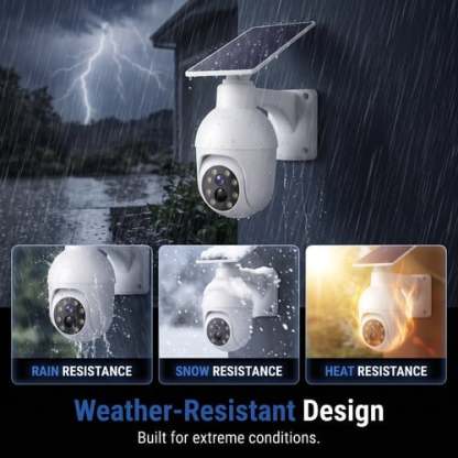 ⏰Sale 50% OFF - Solar-Powered Simulated Surveillance Camera Street Light