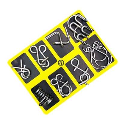 🔥Last Day Promotion 49% OFF-Metal Puzzle Ring, Educational intellectual Toys IQ Toys, Metal Brain teaser Puzzles