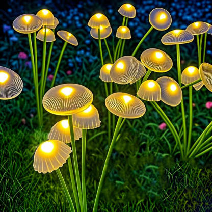 Solar 6LED Jellyfish Lights Mushroom Lights