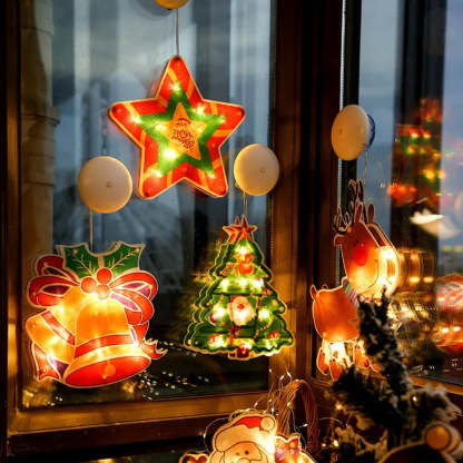 Festival Must-Have🎄Christmas Window Hanging Lights🎁🎁BUY 2 GET 1 FREE