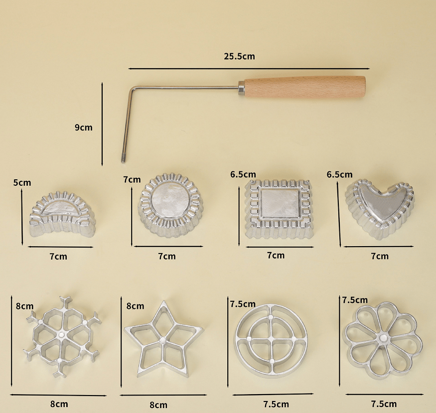 🔥LAST DAY 49% OFF - Nordic-Style Rosettes & Timbale Pastry Mold Set