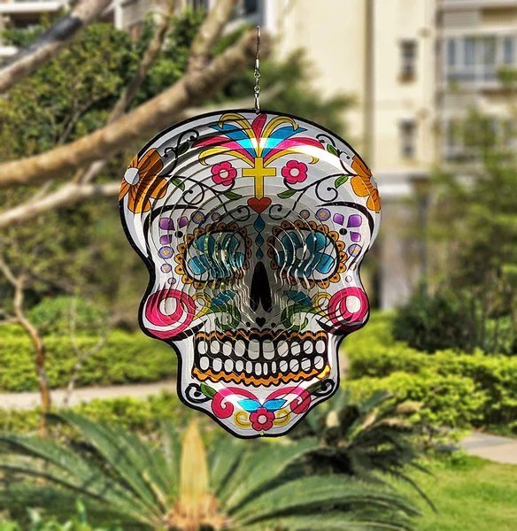 (💥Halloween Special Offer💥) Sugar Skull Wind Spinners