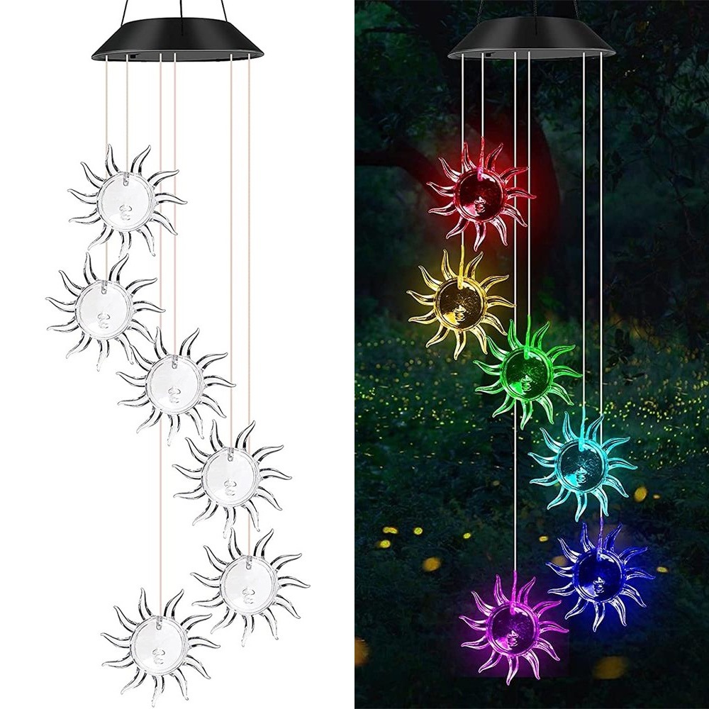 Colorful LED Solar-Powered Light Bulb Wind Chimes (🔥2025 BEST GIFT TO FAMILY🔥)