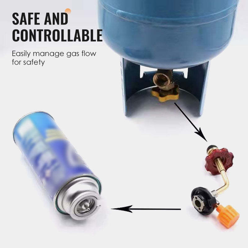🛢️ 50% OFF NOW! 🔥 Gas Canister Refill Adapter – Leak-Proof Safe Transfer, Universal Fit & Durable Outdoor Tool ⛺🛠️