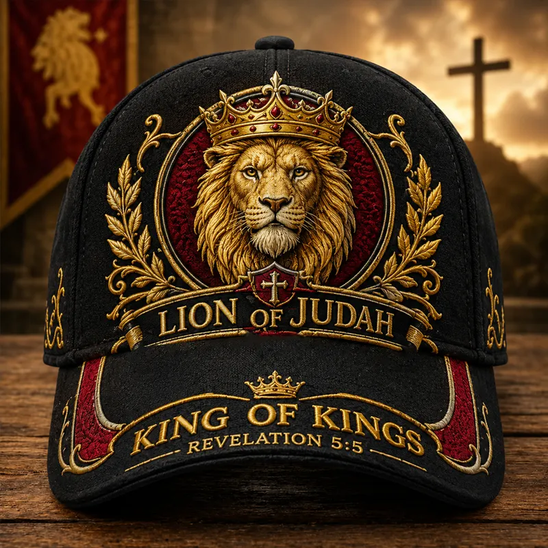 🔥 LAST DAY 50% OFF – Lion of Judah Print Baseball Cap