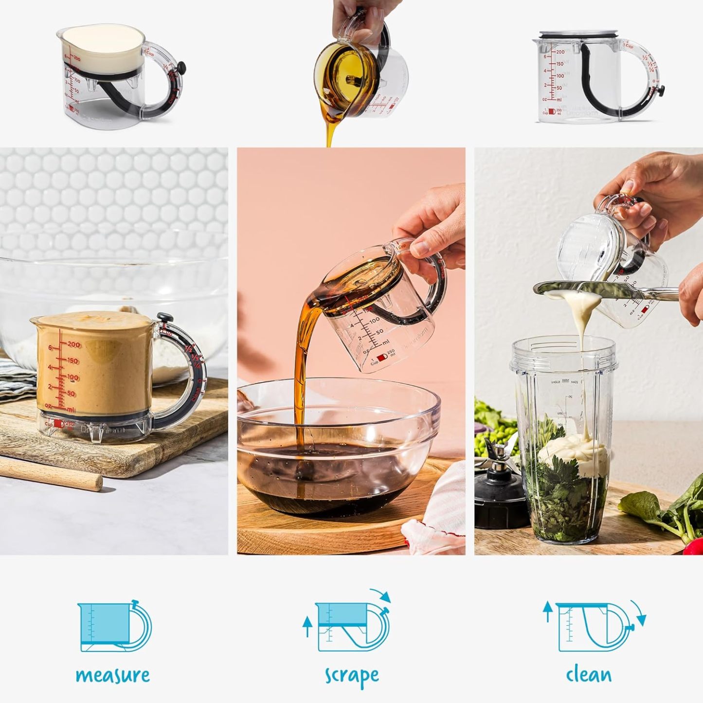 🏆 500K+ SOLD! ✨2025 USA🥃4-in-1 Adjustable Measuring Cup