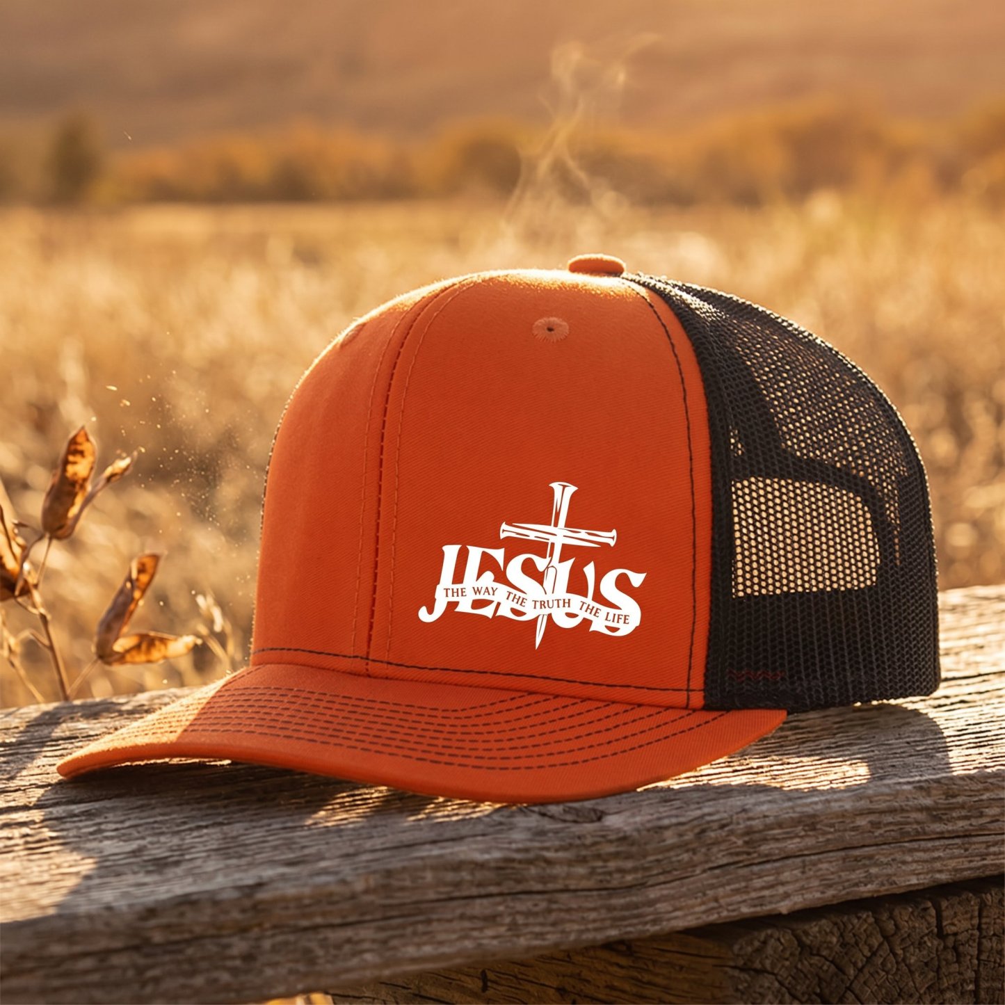🔥LAST DAY 49% OFF- 🙏 Inspirational Jesus Cross Mesh Trucker Hat