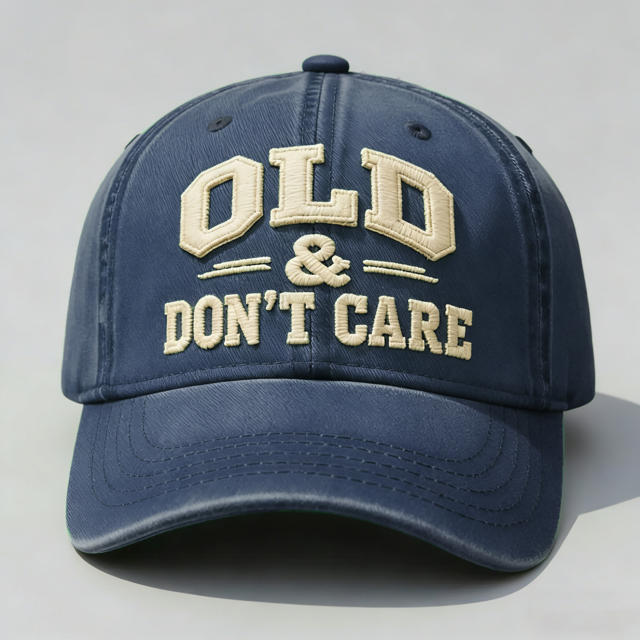 Old & Don't Care Embroidery Cap