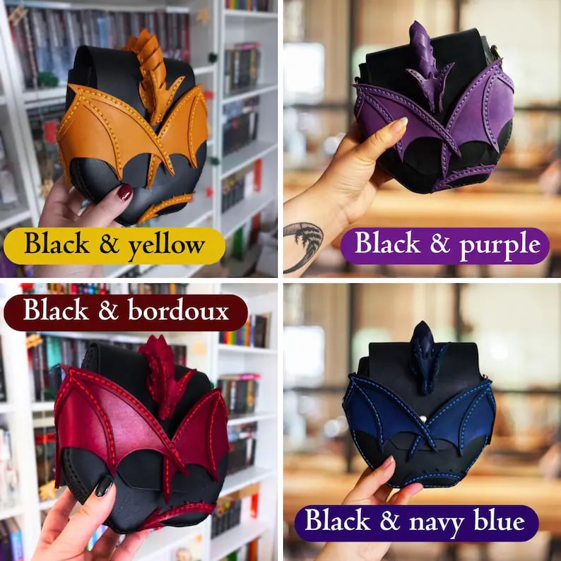 🔥Limited Release! - 🐉Dragon Embrace shoulder bag natural leather(✨Same as in the video)