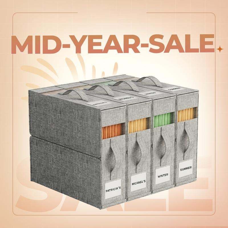 Multi-Use Storage Bags 4Pack Dustproof Organizer For Bedding Quilts Blankets