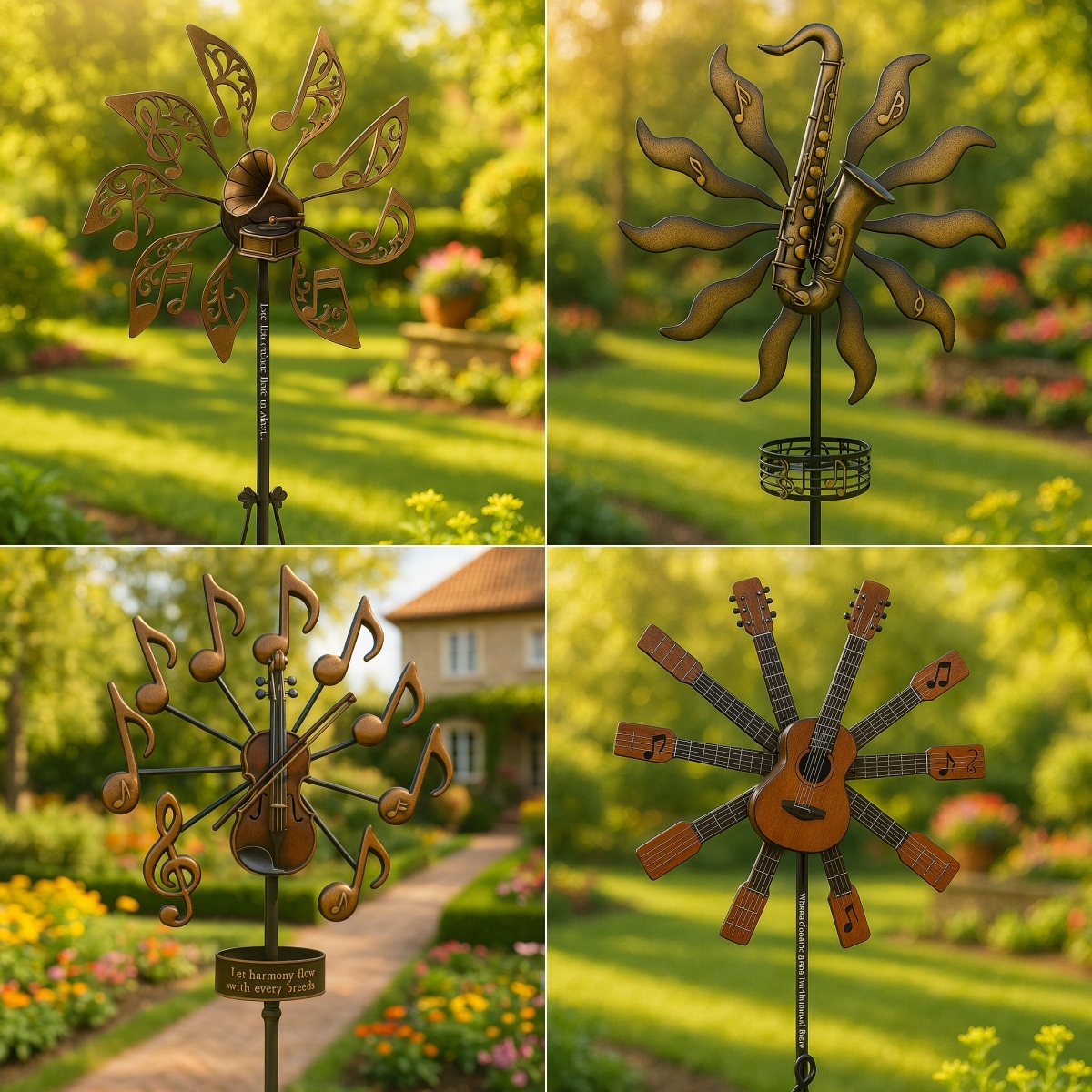 🎸Outdoor Musical Windmill Decoration – Creative Musical Instrument-Shaped Garden Ornament