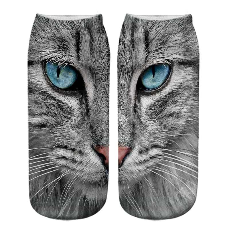 🐾Realistic Cat Face Socks🐱