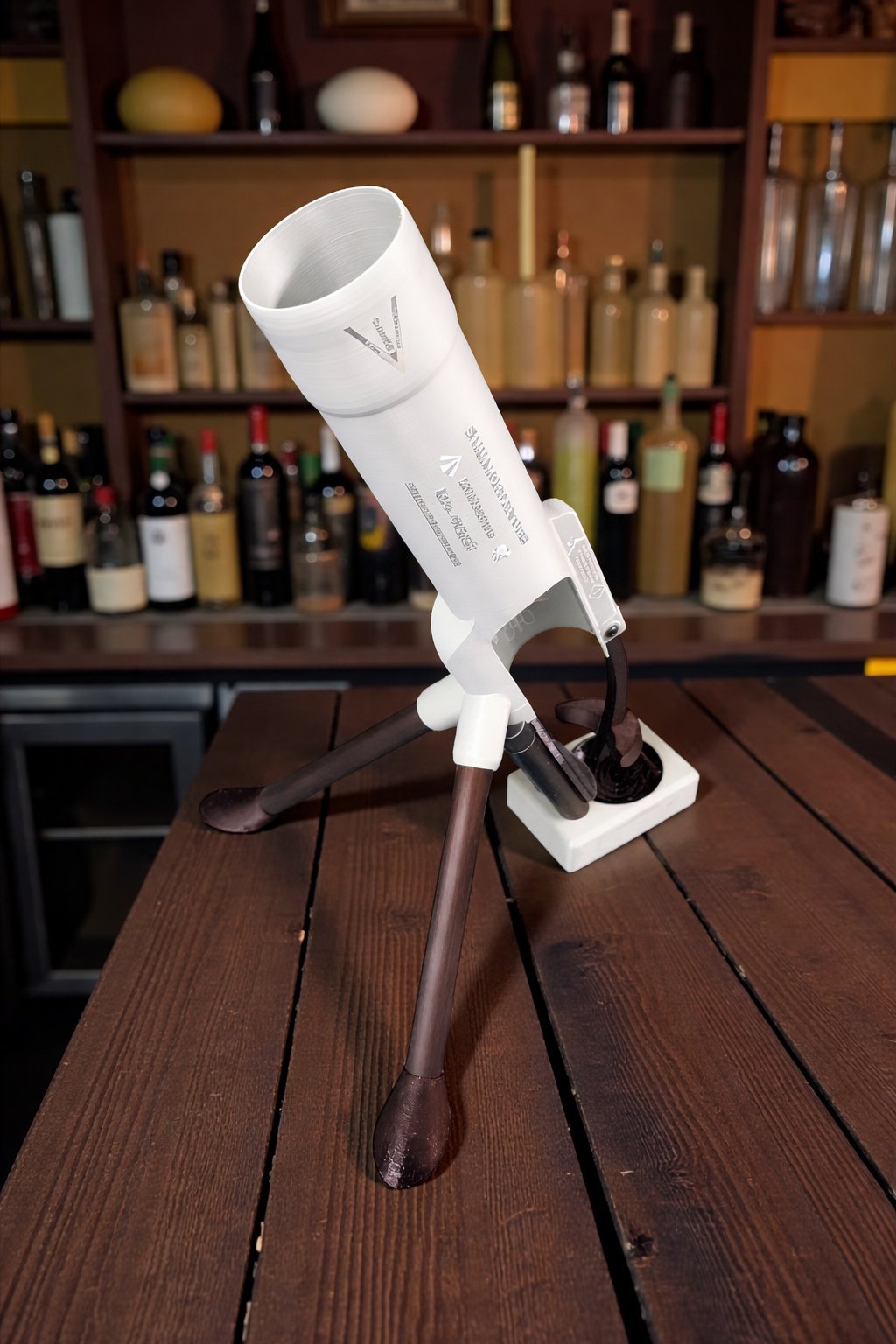 🚀 51mm Beer Bottle Mortar Bottle Opener 🍻🔥Novelty Cap-Launching Desk & Bar Accessory 🎉