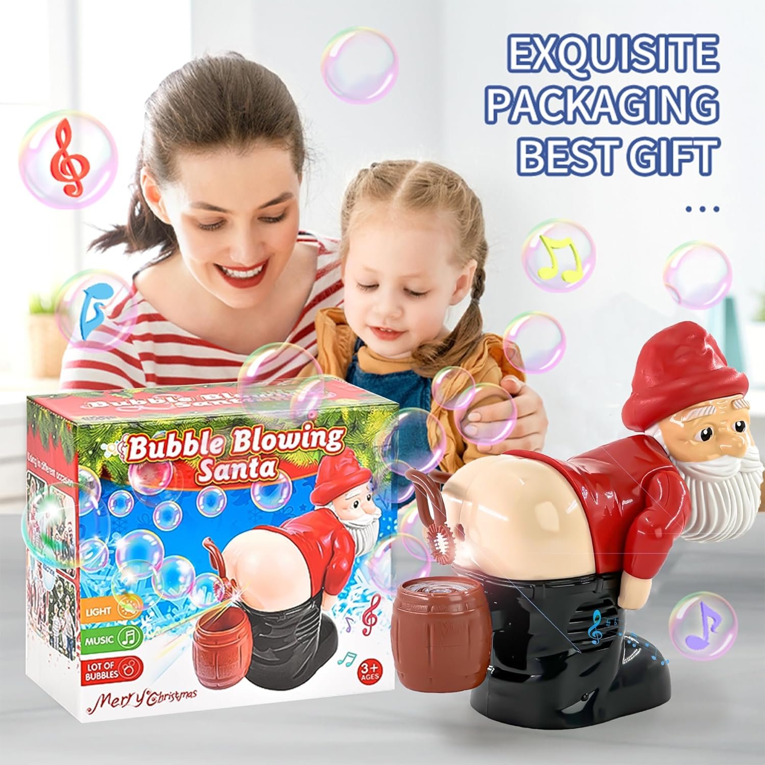 (🔥HOT SALE NOW 49% OFF) - 🎅Funny Santa Claus bubble modeling of the fart fart