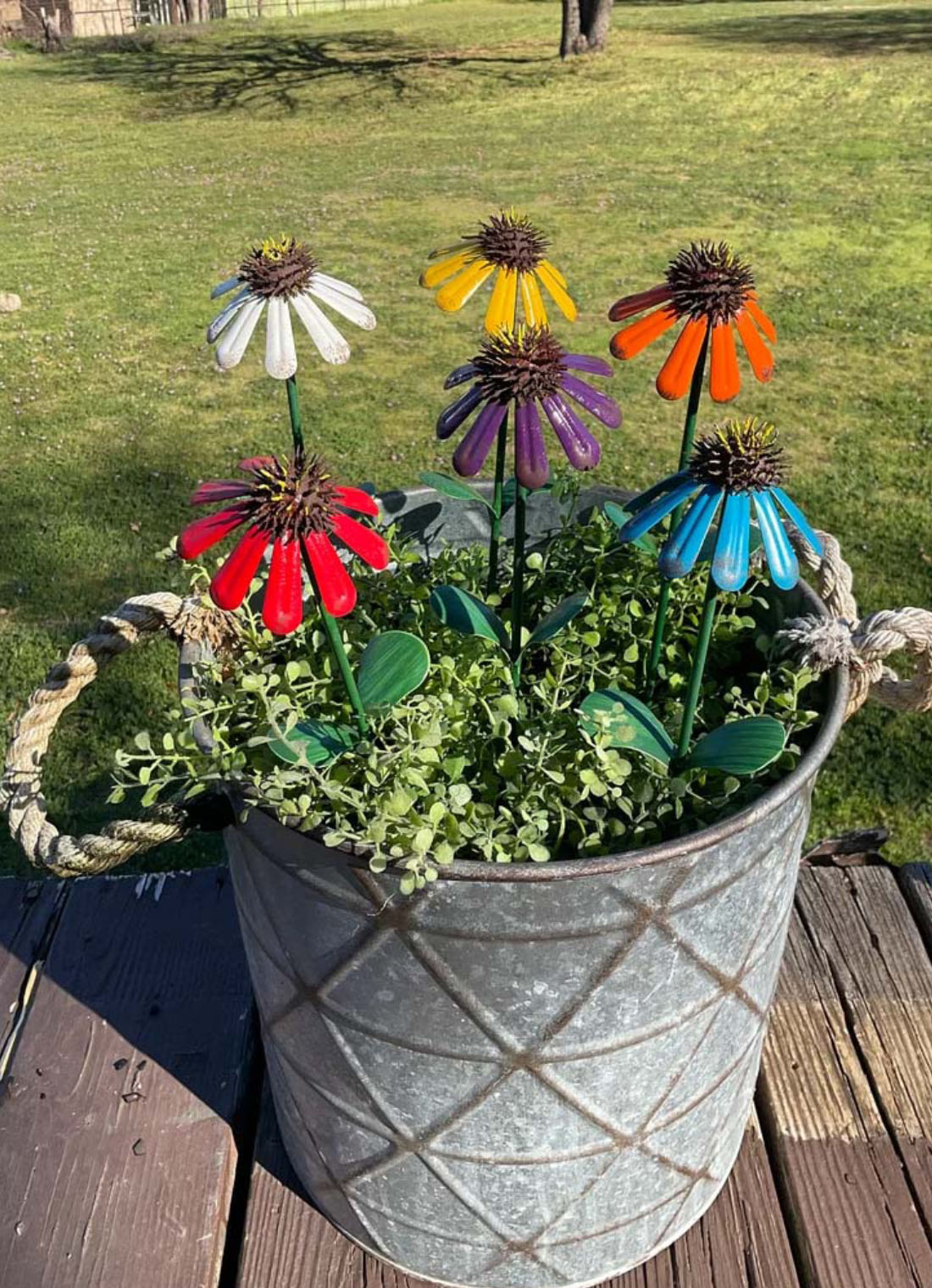 Iron CONEFLOWER Stakes