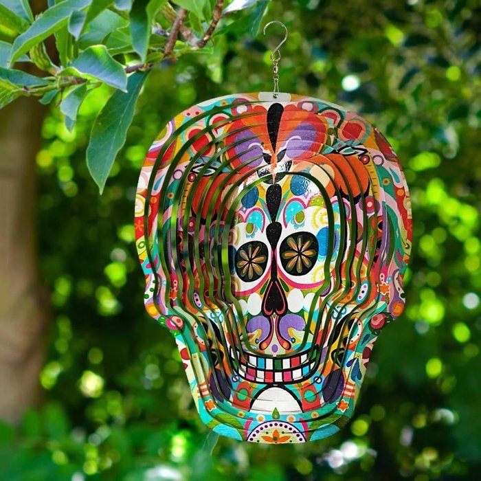 (💥Halloween Special Offer💥) Sugar Skull Wind Spinners