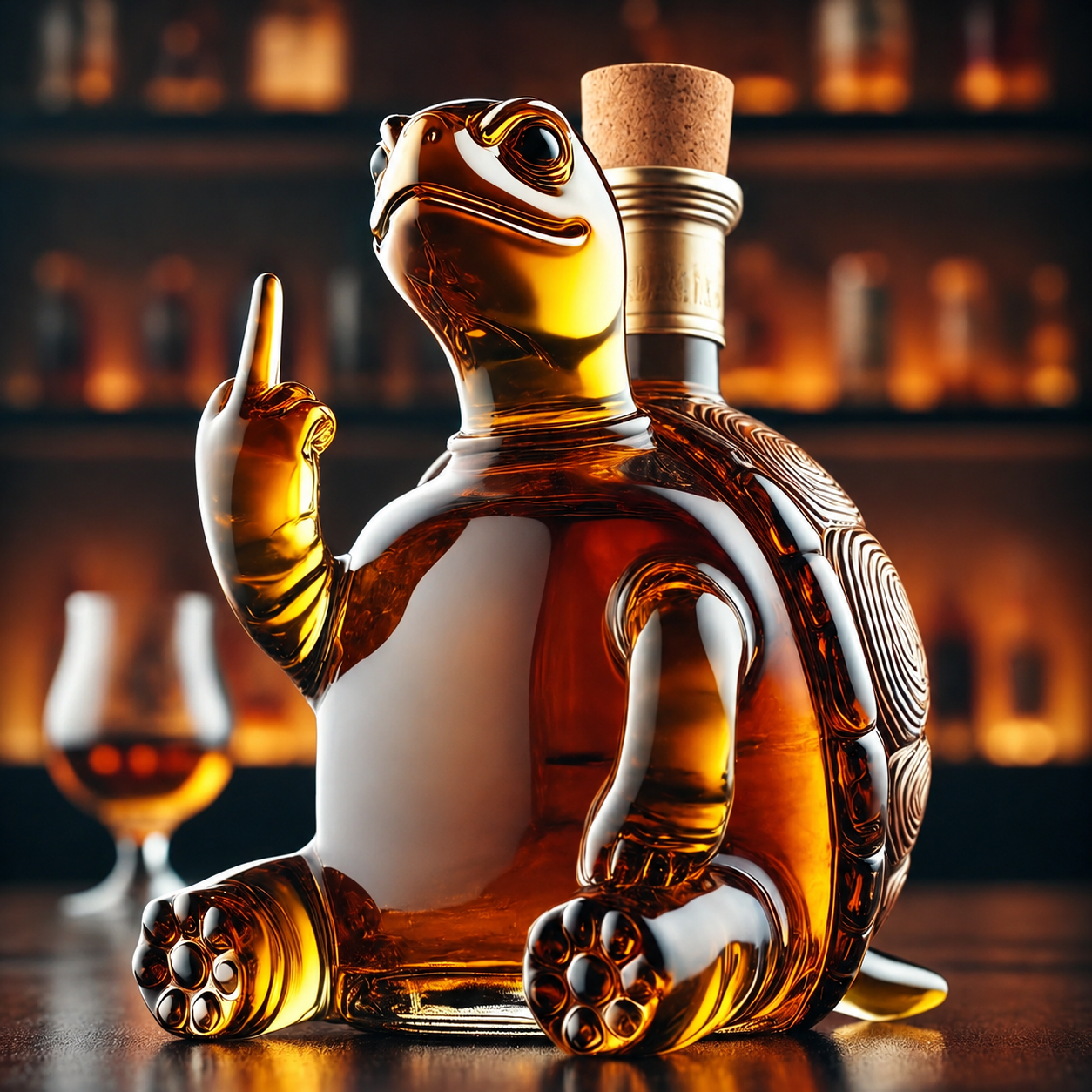 🦌✨ Handcrafted Limited-Edition Animal Whiskey Bottles 🥃🔥