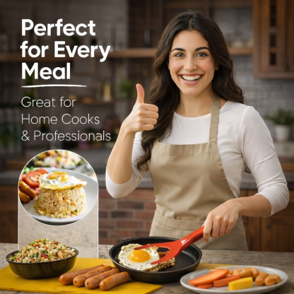 2PC 2 in 1 Egglock Spatula - Perfect Eggs Every Time! (+Free Gift)