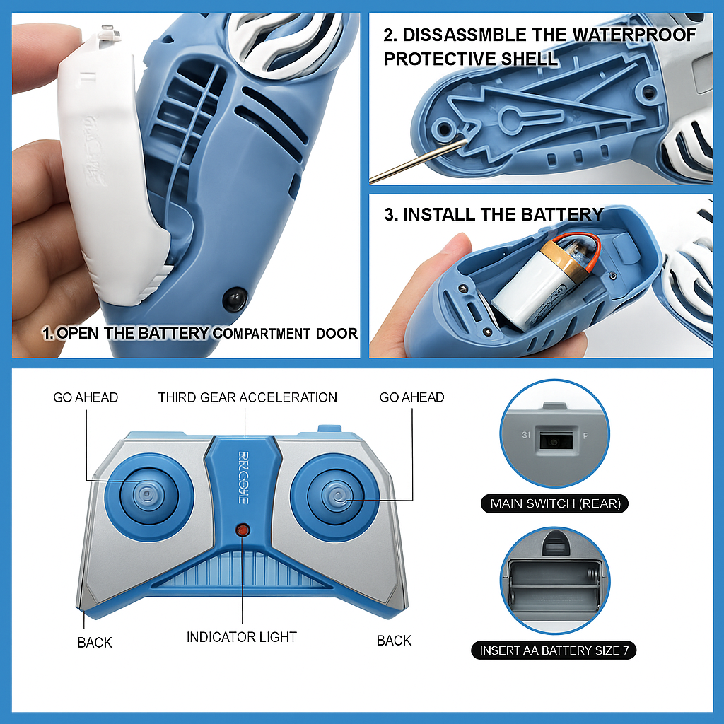 Realistic RC Shark