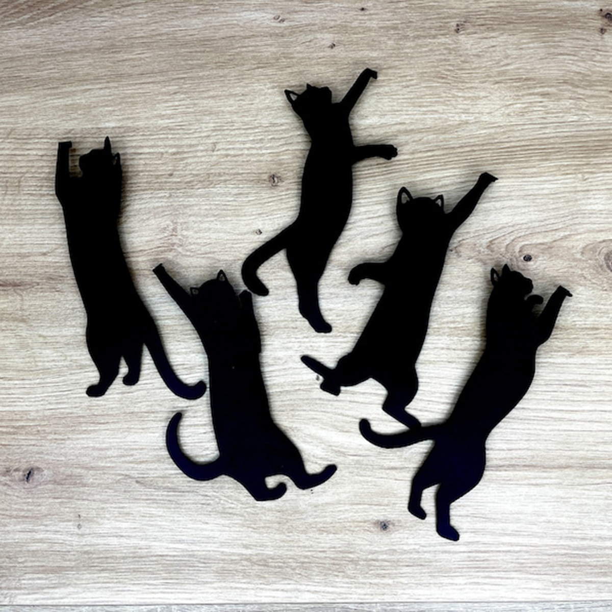 😹5Pcs Metal Cat bookmark